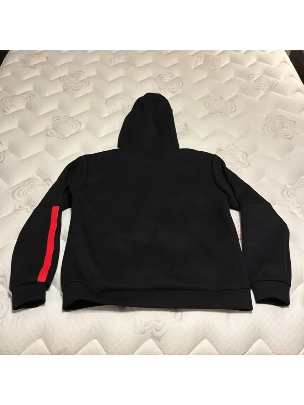 NWOT X Ray Sport Men's Medium Black Red Pullover Hoodie Soft Fleece Active - Picture 5 of 5